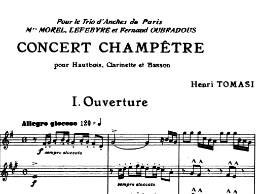 Henri Tomasi Concert Champêtre pour Hautbois, Clarinette & Basson - VSL Synchron Woodwinds episode artwork