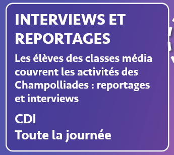 Radio Champo, les médias au Lycée