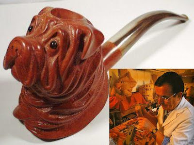 Chez Paul Lanier, sculpteur sur pipe