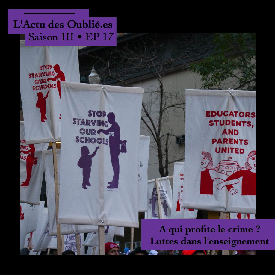 Saison III • Episode 17 • A qui profite le crime ? L'enseignement en lutte I