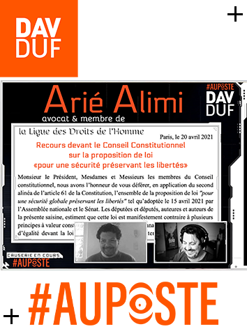s01#19 - Arié Alimi Recours Conseil Constitutionnel contre la #LoiSécuritéGlobale - 22 avril 2021