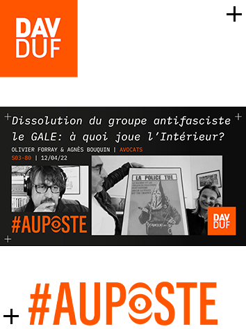 s03#80 - Dissolution des antifa "La Gale": à quoi joue l’Intérieur? avec les avocats Agnès Bouquin &  Olivier Forray  - 12 avril 2022