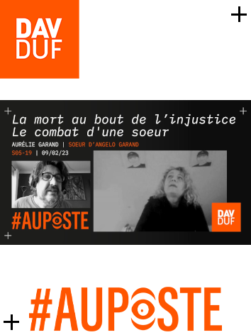 #AuPoste - s05#19 - La mort au bout de l’injustice avec Aurélie Garand - 9 février 2023