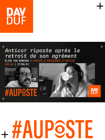 #AuPoste - s05#82 - Après le retrait de son agrément, Anticor riposte #AuPoste avec Élise Van Beneden - 27 juin 2023