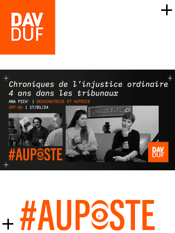 #AuPoste - s07#06 - Chroniques de l’injustice ordinaire avec Ana Pich' - 17 janvier 2024
