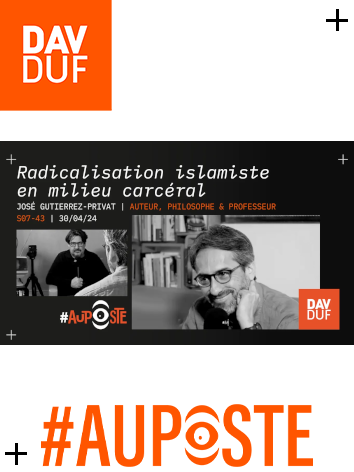 #AuPoste - s07#43 - Radicalisation islamiste: un philosophe visiteur de prisons raconte avec José Gutierrez-Privat - 30 avril 2024