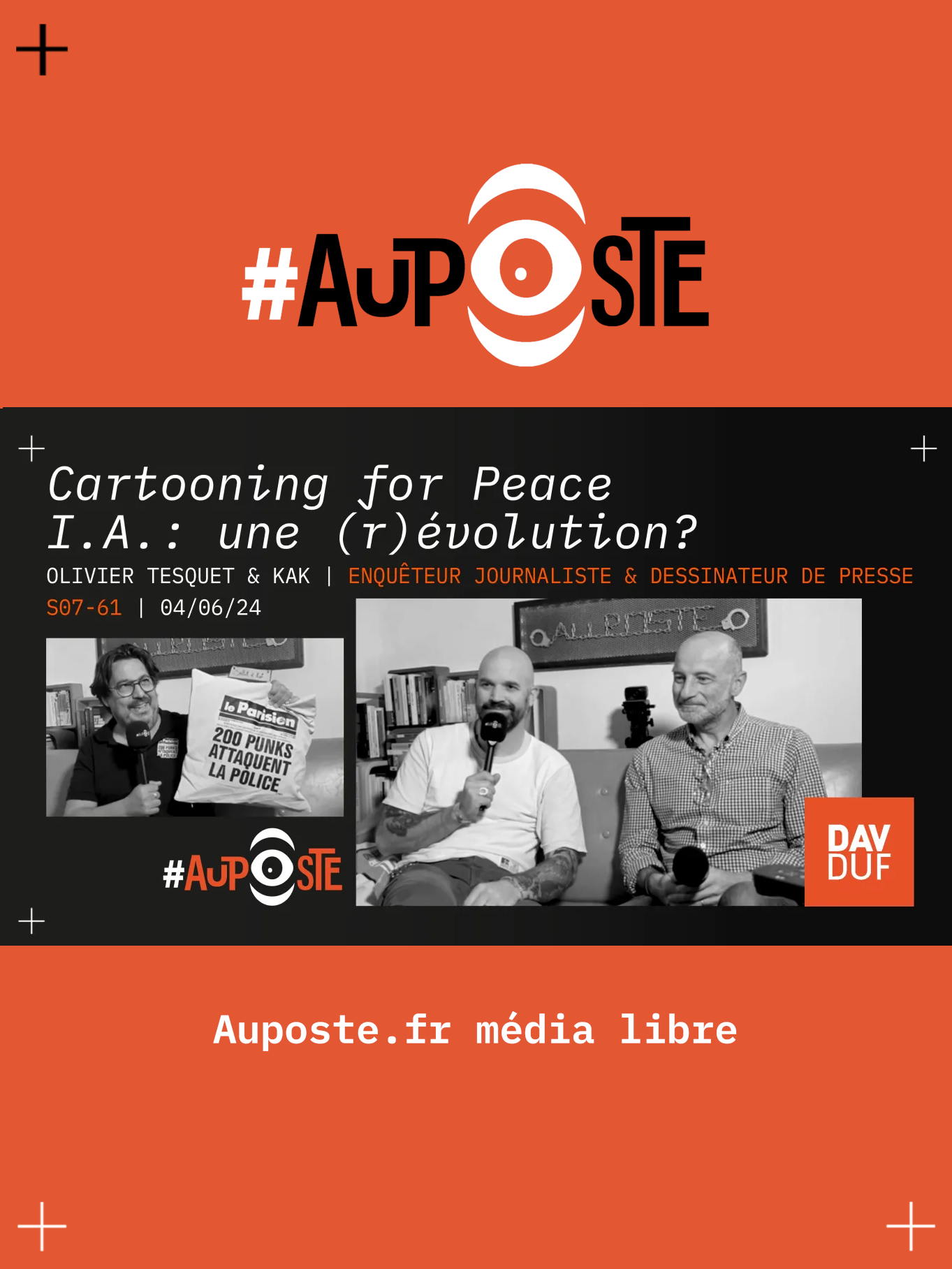 s07#-61 - I.A.: une (r)évolution? avec Olivier Tesquet & Kak - 04 juin 2024
