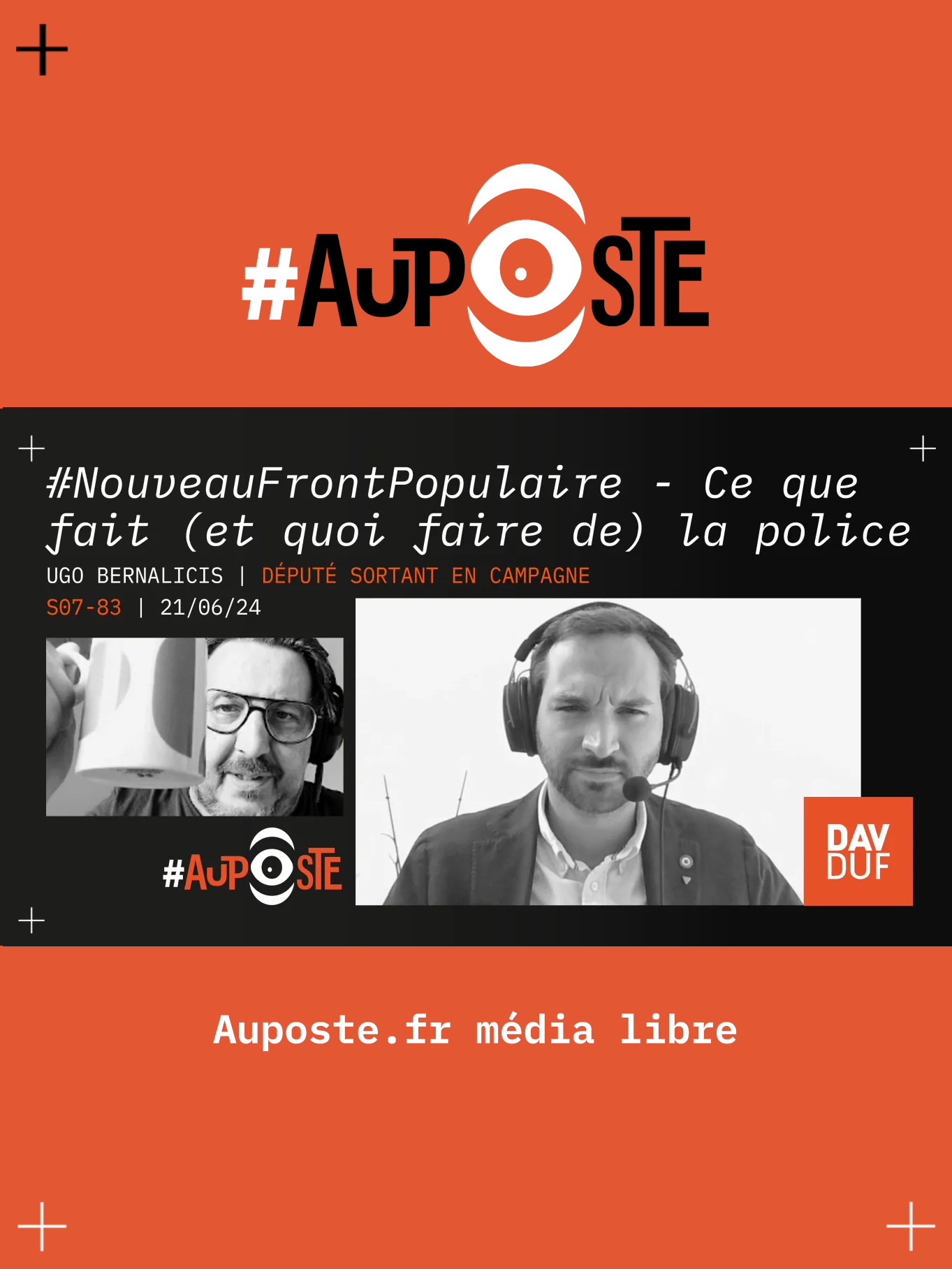 #NouveauFrontPopulaire que fait (et quoi faire de) la police? avec Ugo Bernalicis - S07E83