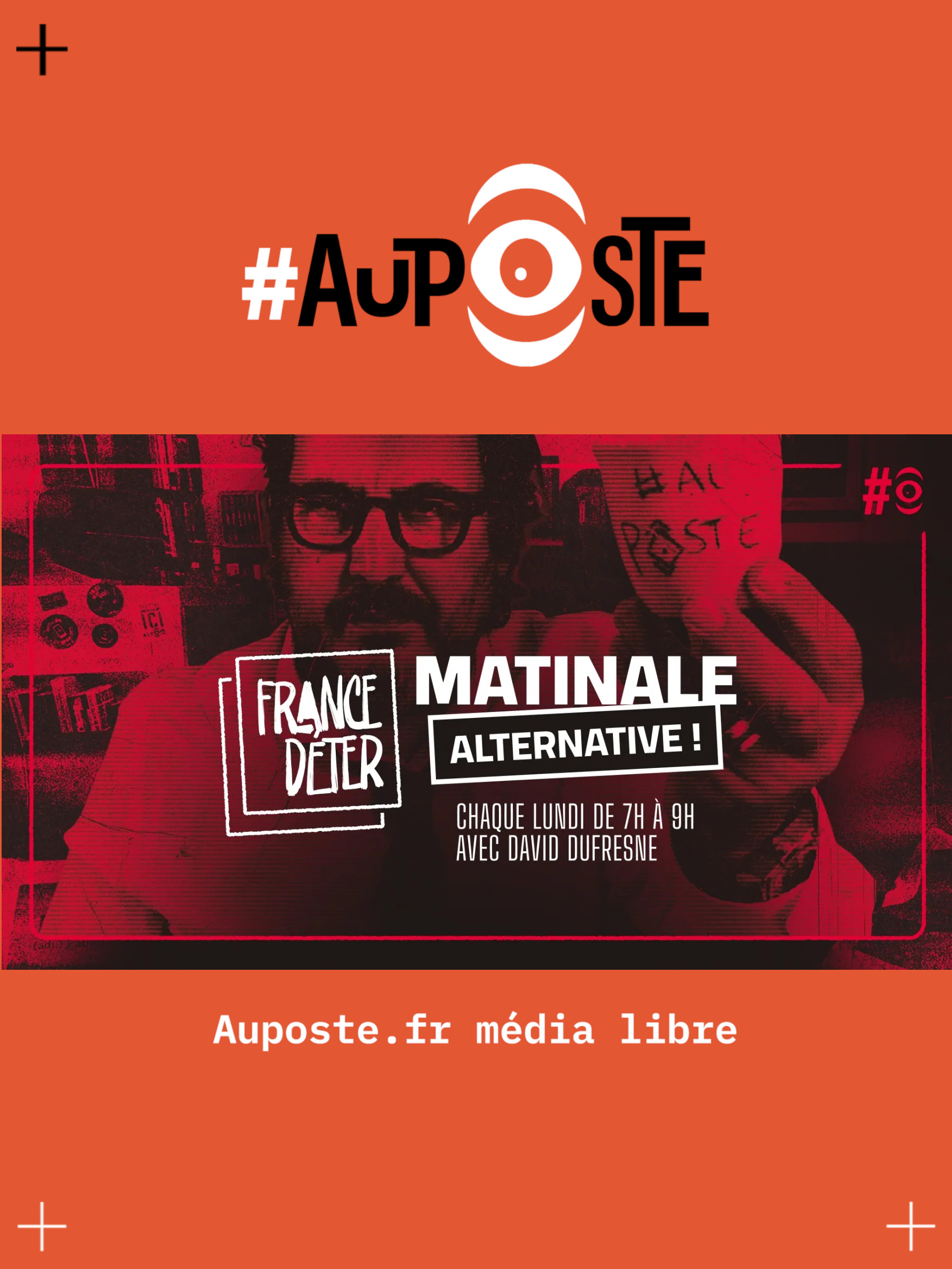 France Déter: la matinale aupostienne avec Aïssa Ghalmi (Les Écologistes), Daniel Schneidermann et Marie Allenou (La presse libre) - S10E18 - Lundi 13 octobre 2025