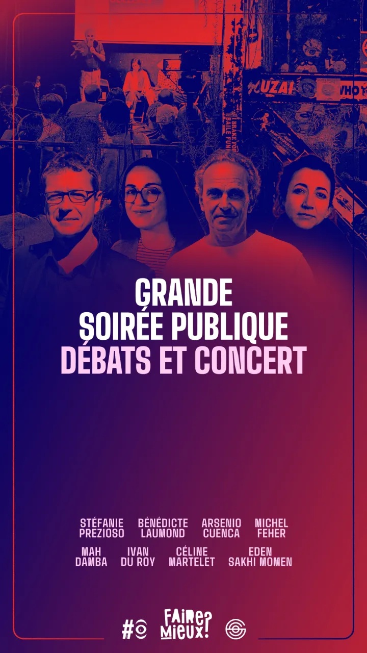 Grande soirée publique débats, Club de la presse indé et concert ! - S12E34 - Lundi 26 Octobre 2026