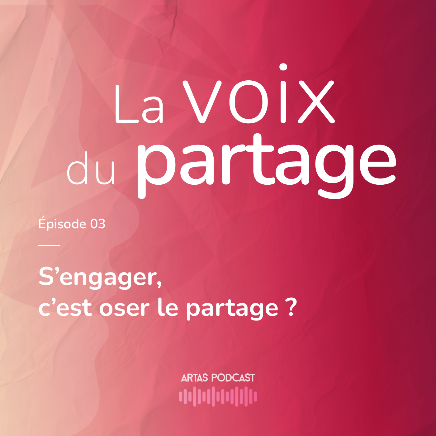 S'engager, c'est oser le partage ?