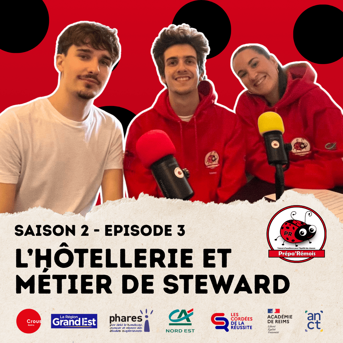 Audioblog | 🐞Coccicast • S2E3 : l’hôtellerie et métier de steward avec Nils