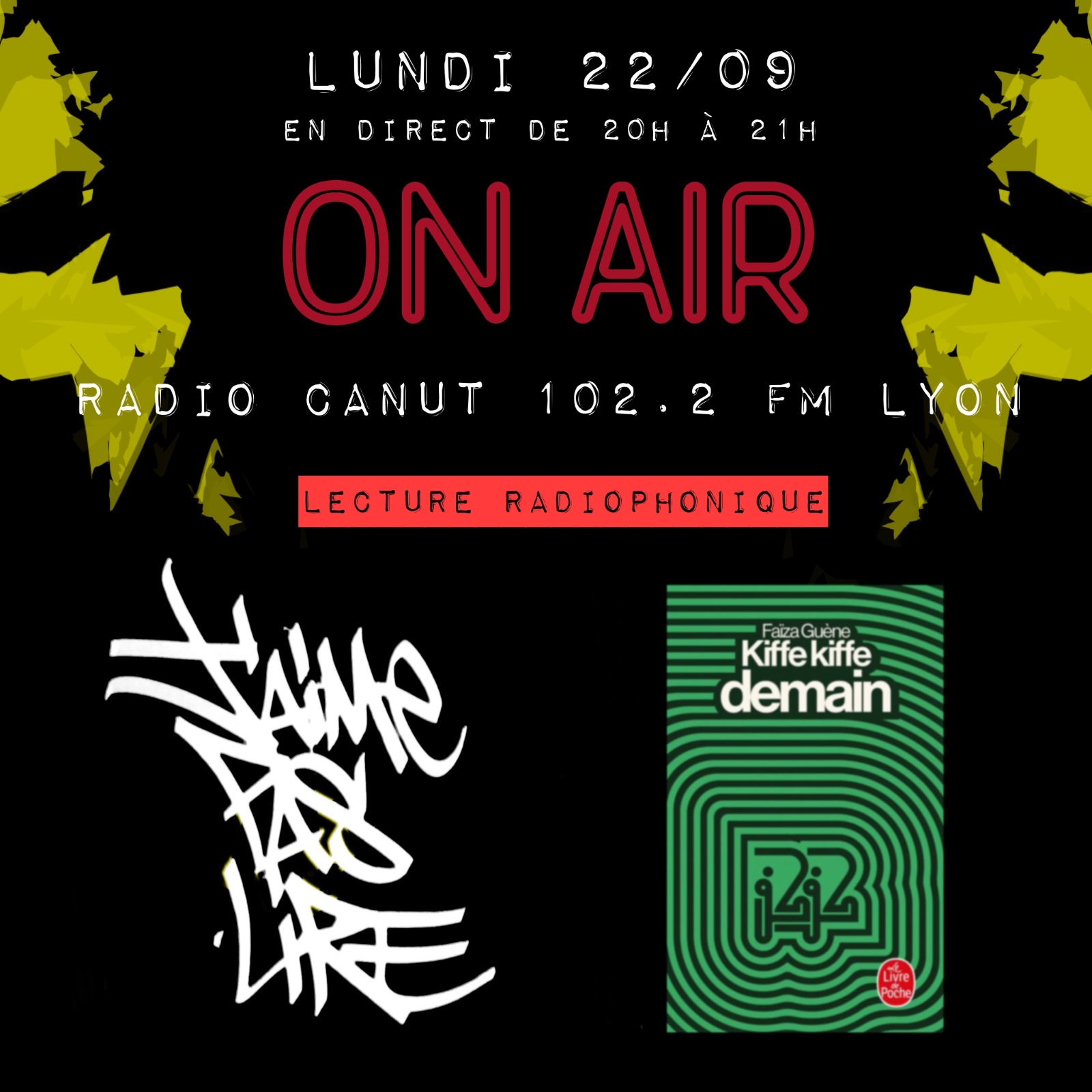 J’AIME PAS LIRE !  du Lundi 22 septembre 2025