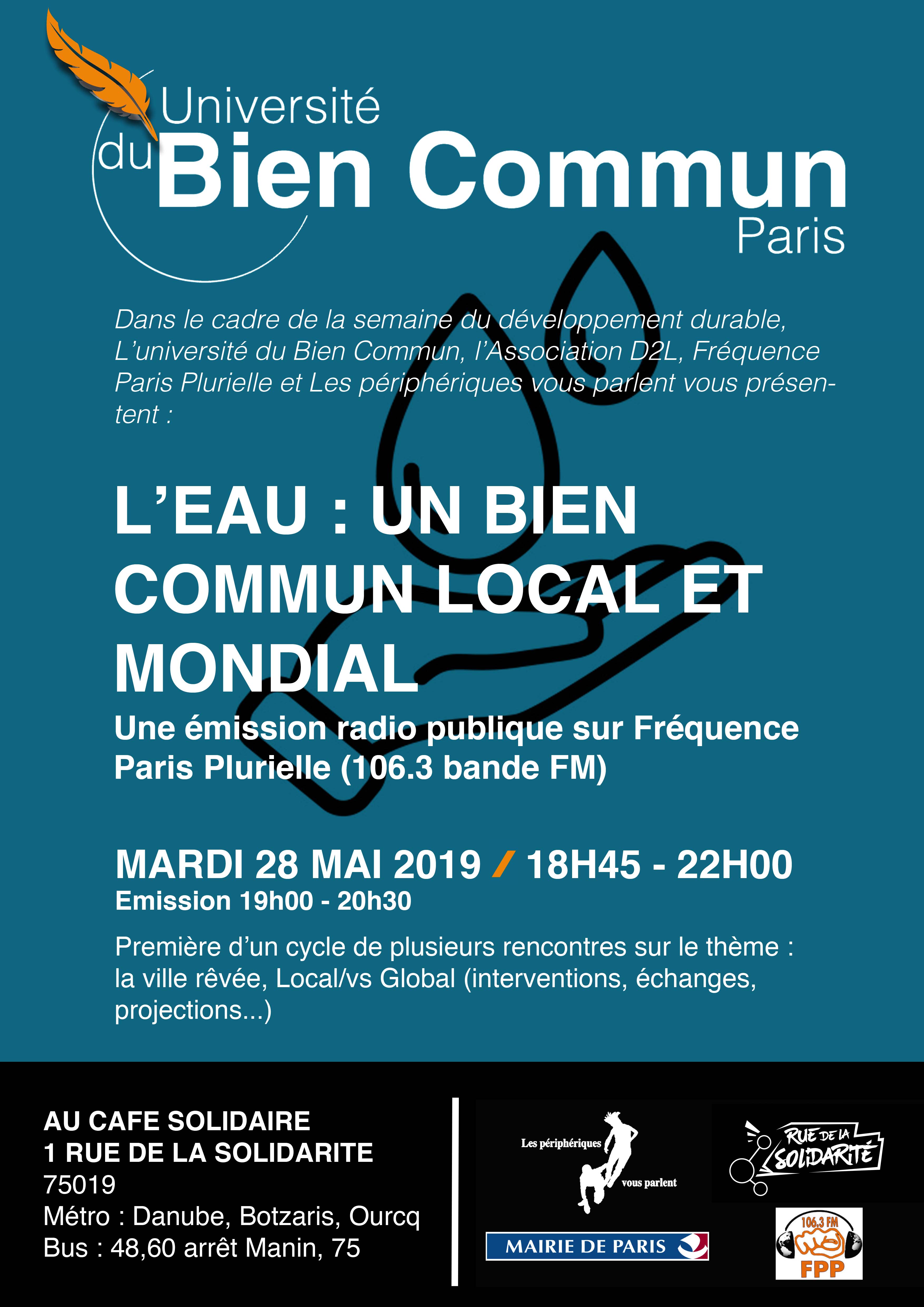 Université du Bien Commun à Paris